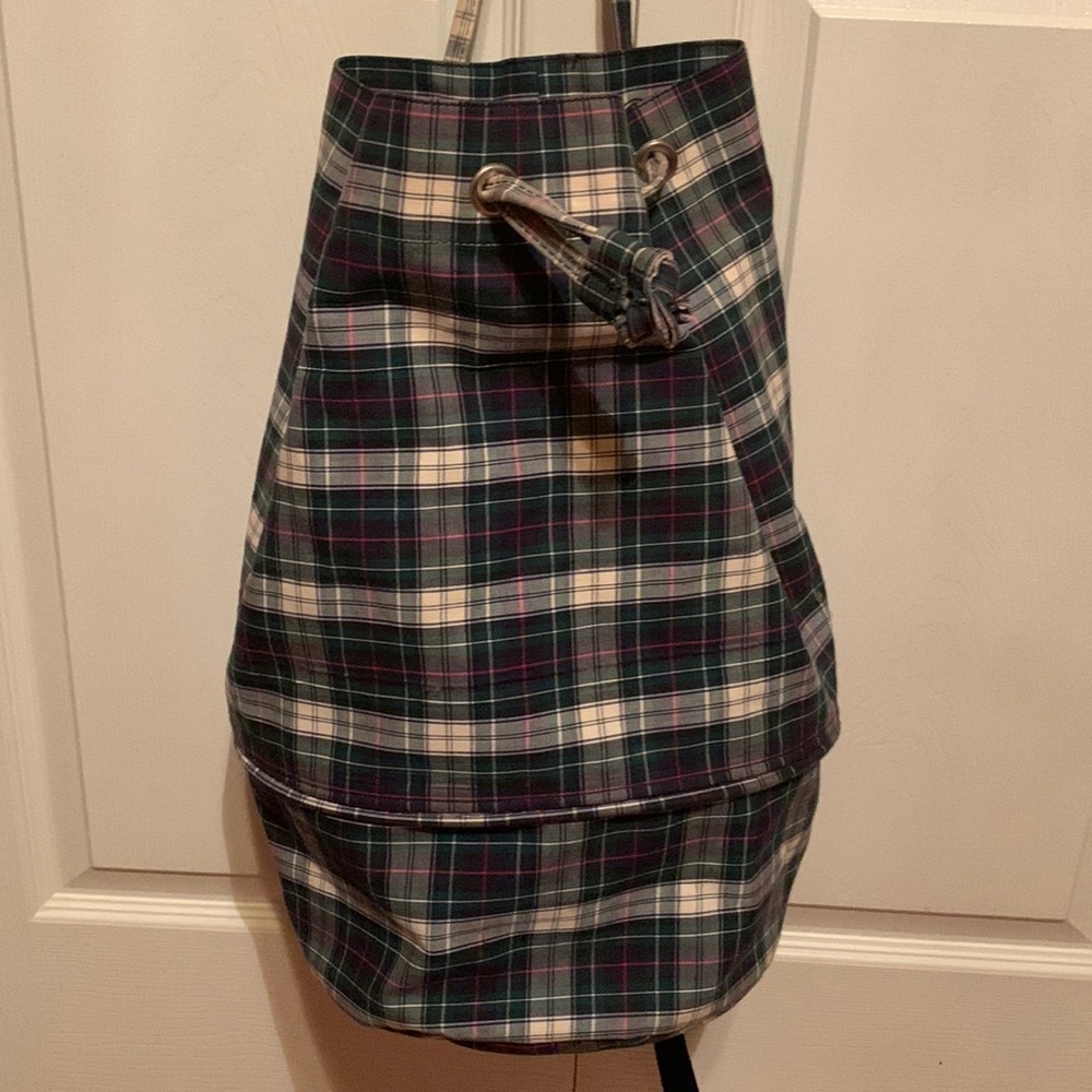 Vintage Vans upright duffle style canvas backpack